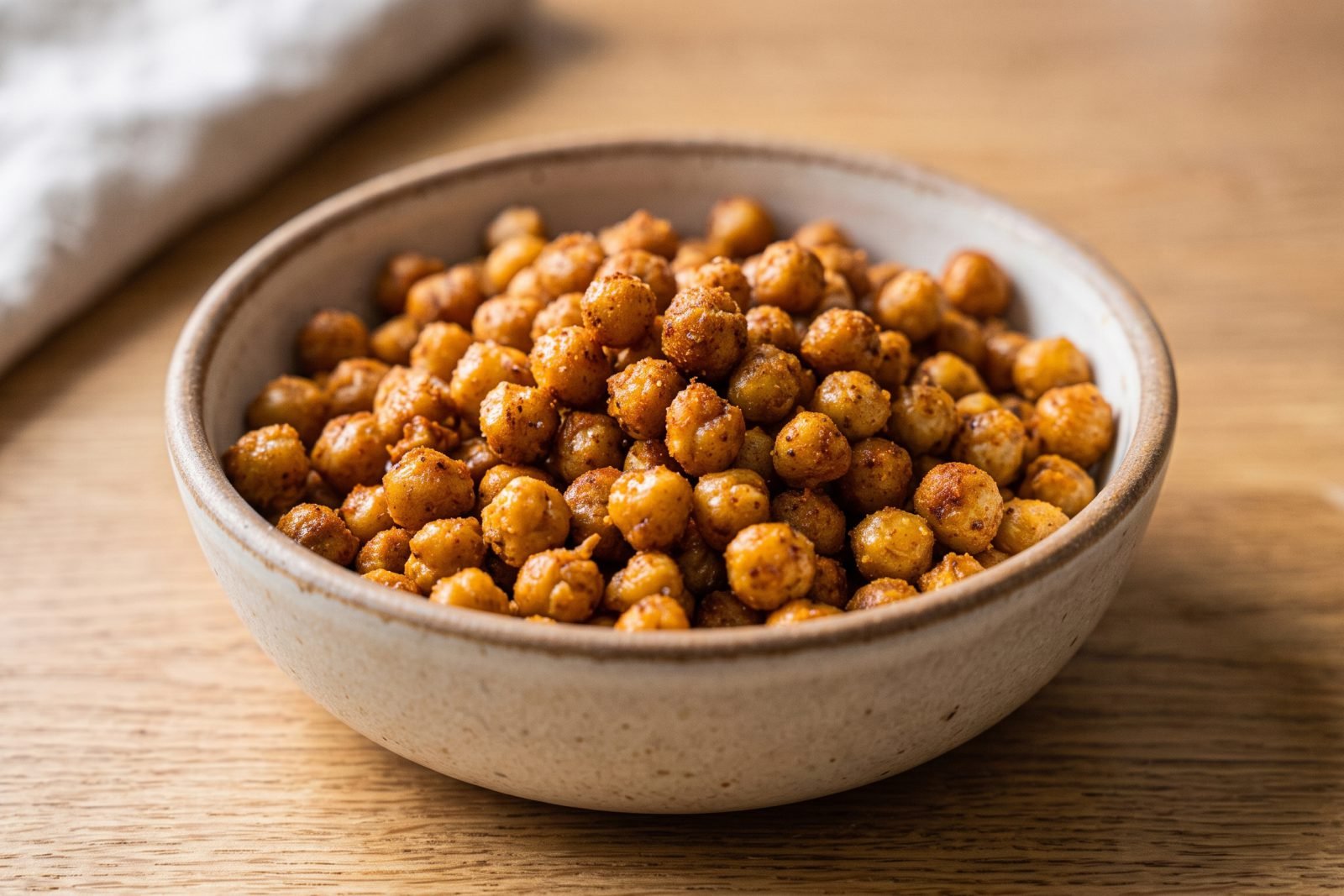 Garbanzos especiados súper crujientes