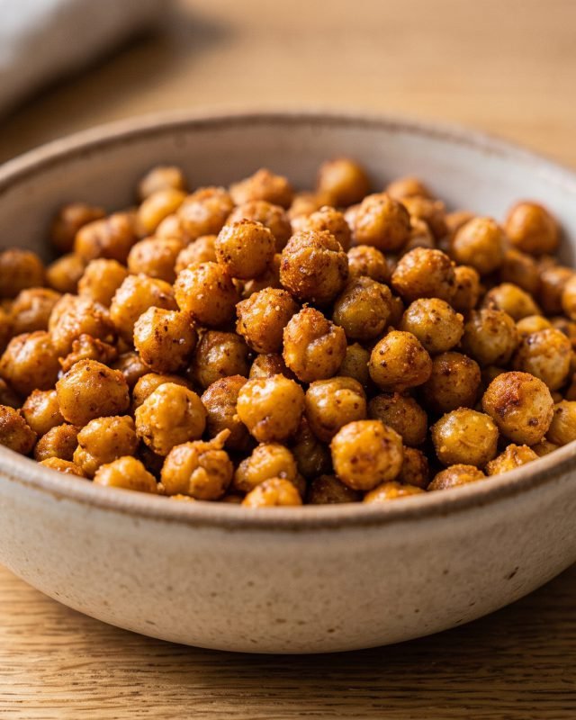 Garbanzos especiados súper crujientes